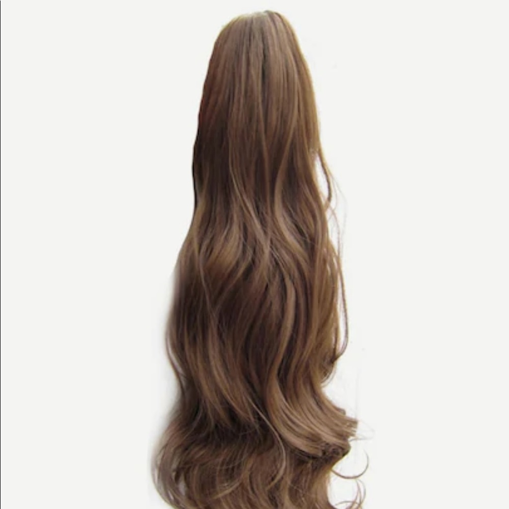 New claw clip wave ponytail extension
